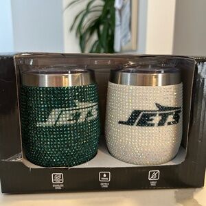 HOME/AWAY BLING DESIGN 12 OZ 55 STEMLESS TUMBLERS